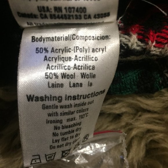 GSUS wool blend ugly Christmas grandpa sweater cardigan - size XS - Picture 7 of 11